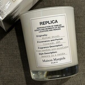 Maison Margiela Replica Limited Edition Bougie Candle Winter Stroll Pine